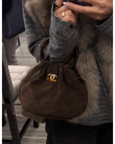 26c suede tote bag (+2size)