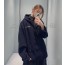fleece hooded zip-up