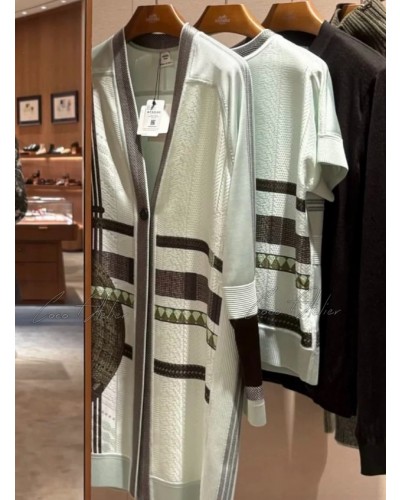 mint long cardigan