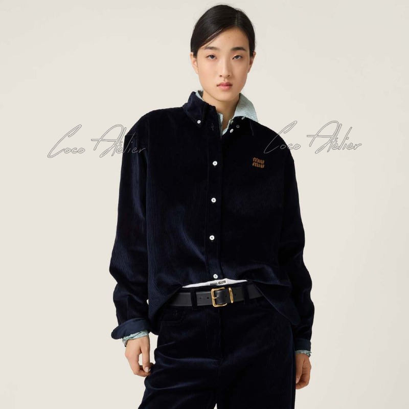 Corduroy Patch Shirt