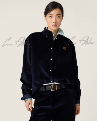 Corduroy Patch Shirt
