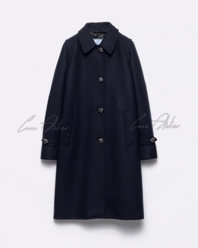 Triangle logo Long Coat