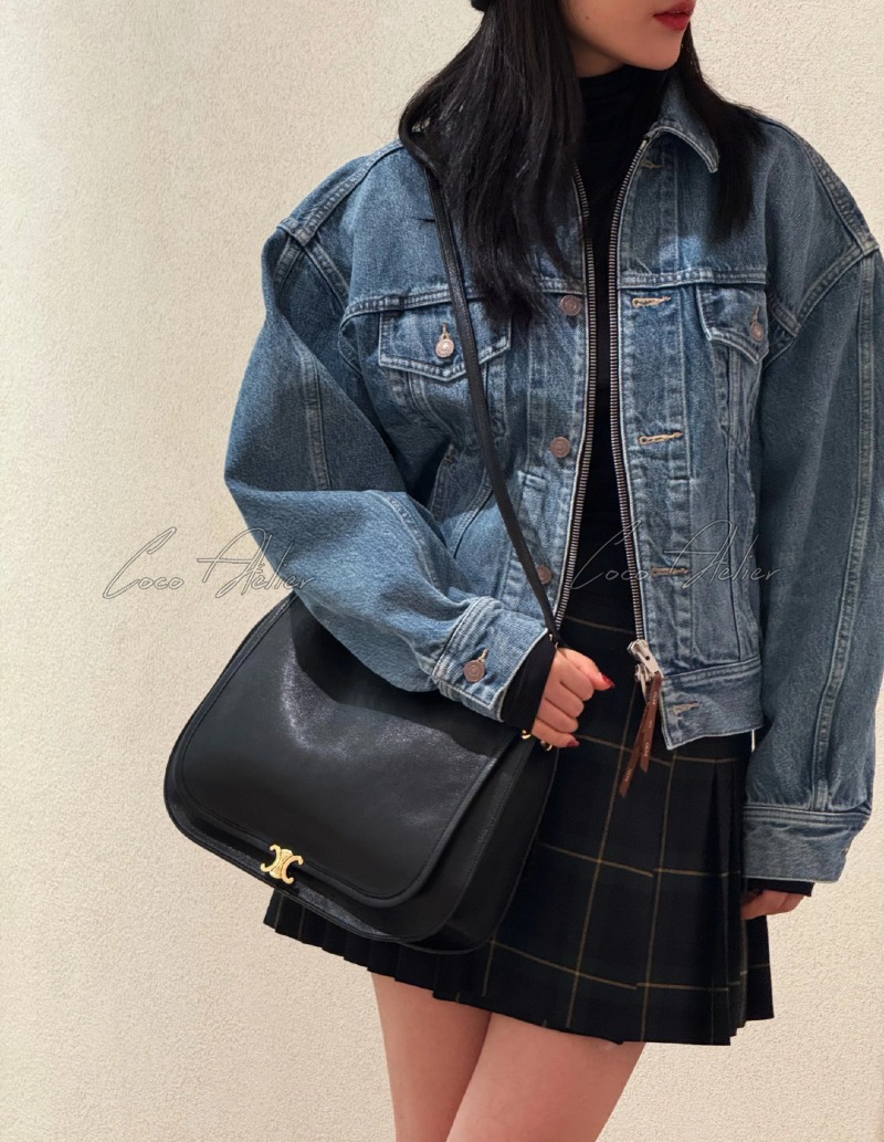 Zipper jean jacket