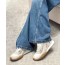 Suede mesh sneakers
