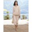 V-neck tweed jacket