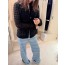 punching cardigan