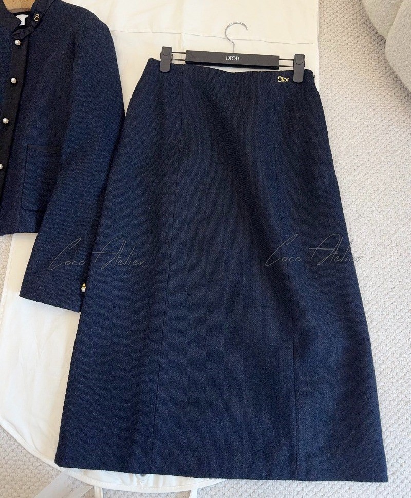 26ss tweed skirt