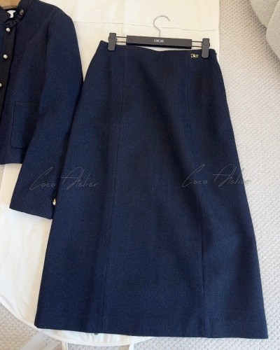 26ss tweed skirt