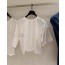 cc embroidered crop t-shirt(+3color)