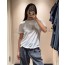 Triangle Logo Cotton T-Shirt