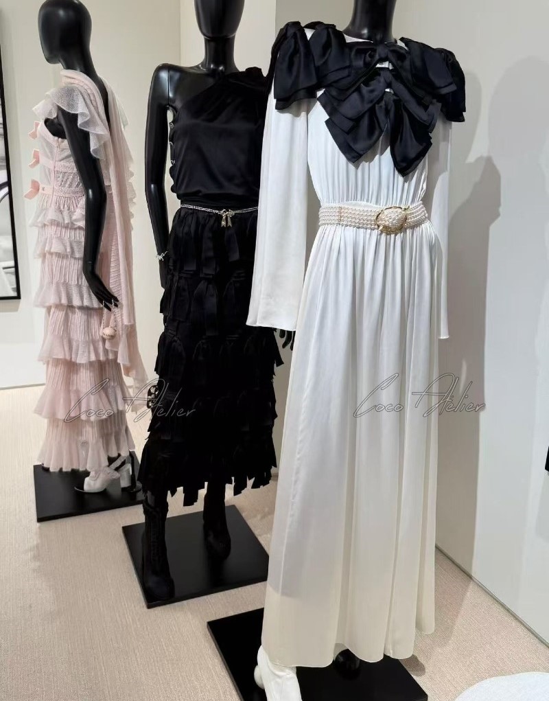silk long dress