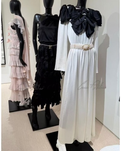 silk long dress