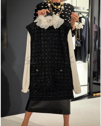 silk frill blouse