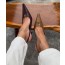 SLP logo sling back heels(+4color)
