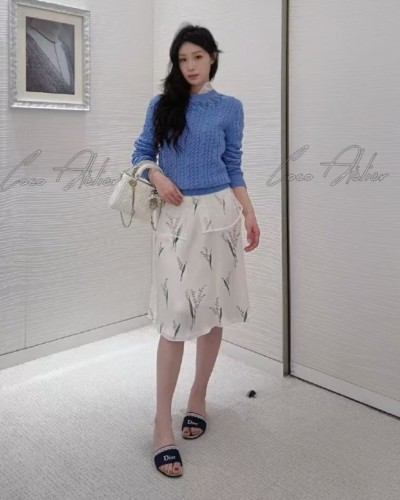silk flower skirt