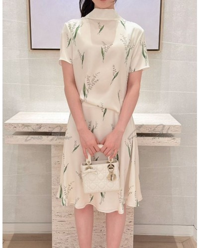silk flower blouse