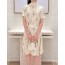 silk flower blouse