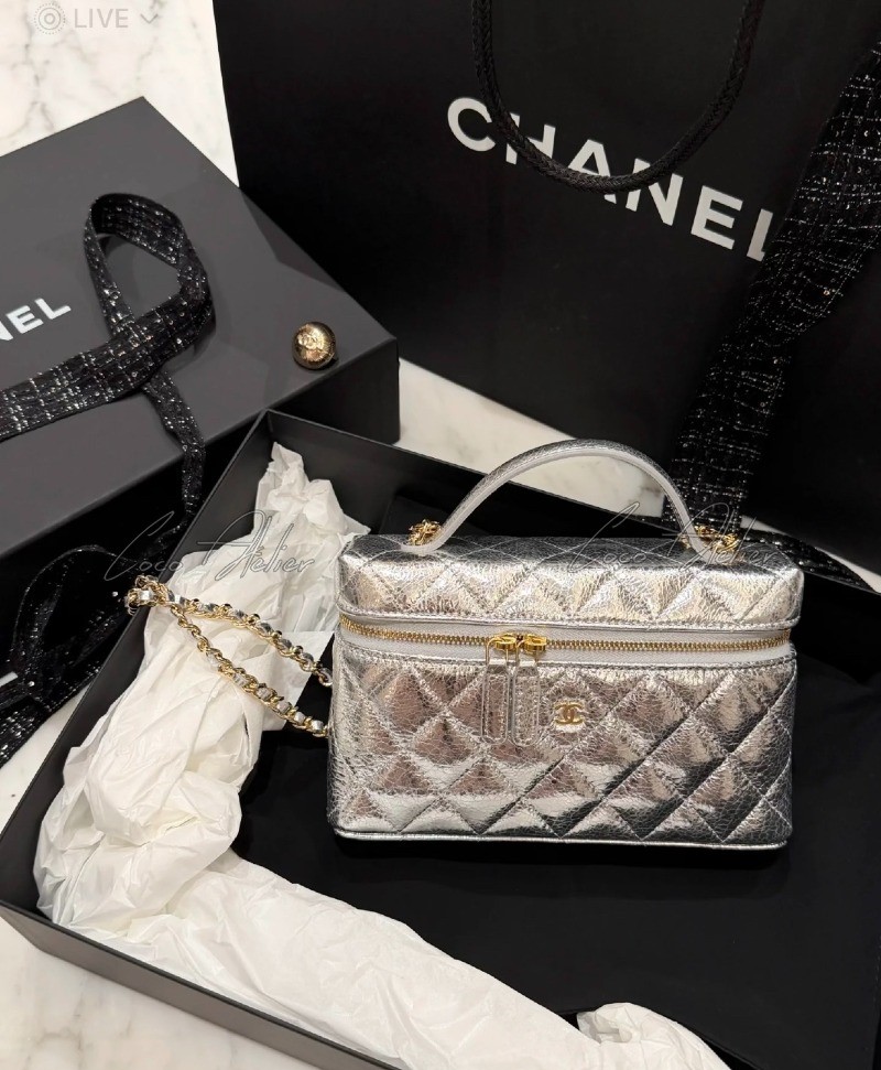 Silver Mini Bag