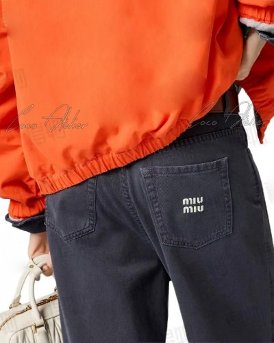 Navy cotton pants
