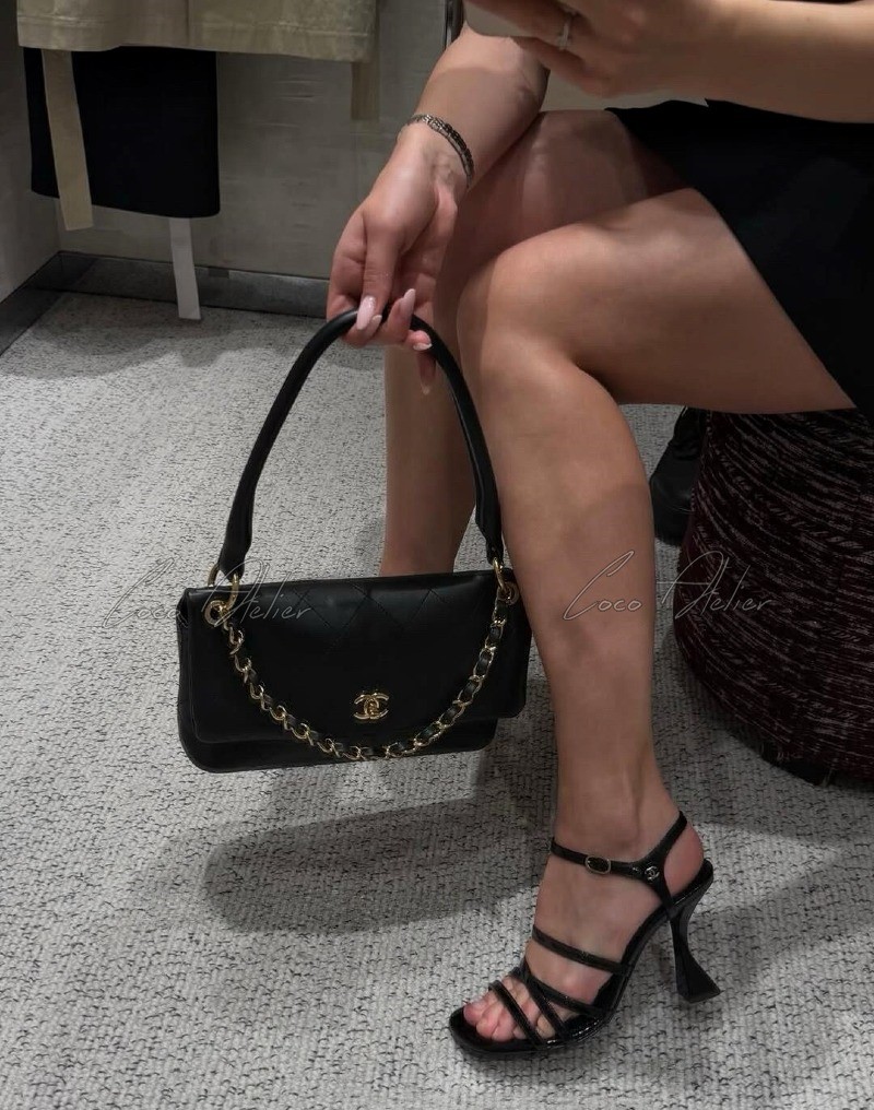 Strap sandal heels