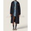 long hooded windbreaker coat