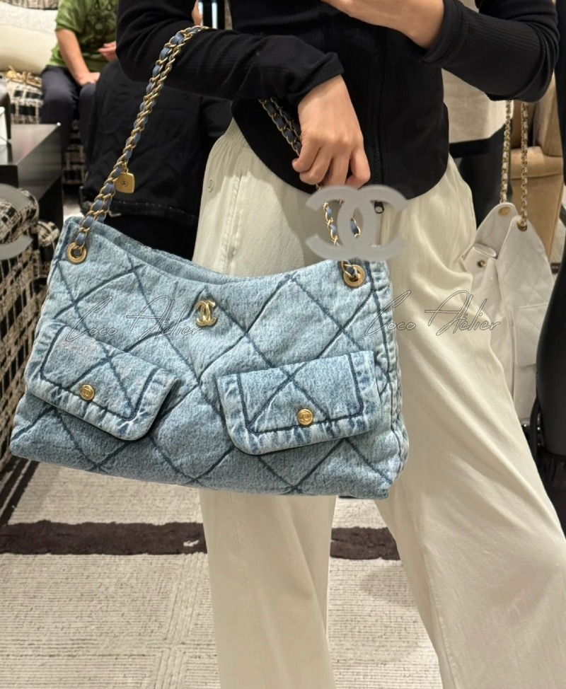 Denim Hobo bag