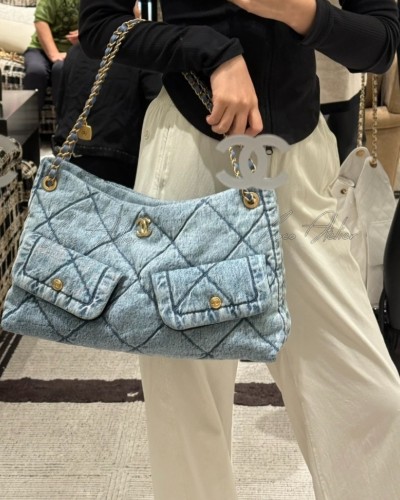 Denim Hobo bag