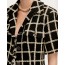 CC short-sleeved tweed jacket