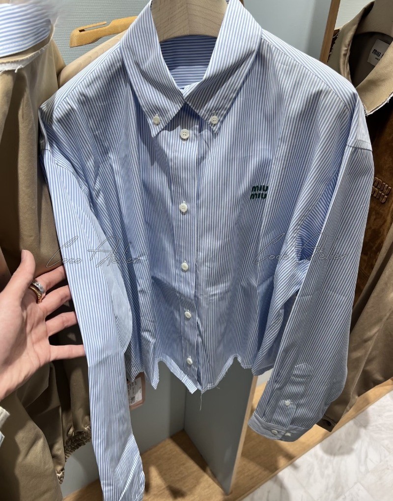 Stripe logo Blouse