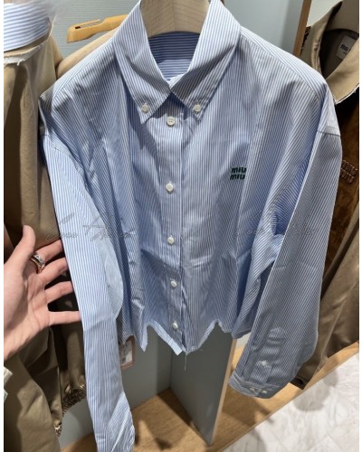 Stripe logo Blouse
