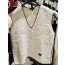 boucle sleeveless