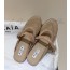 Alaia mesh Pearl mule