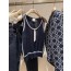 CD ribbon knitwear