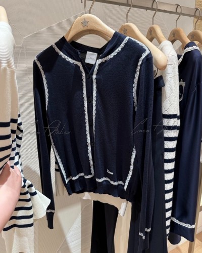 CD ribbon cardigan