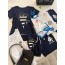 Chrome Navy T shirt & Pants