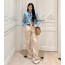 CD Cotton belt pants