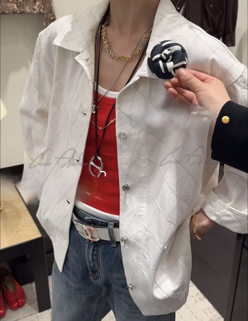 White Cotton Denim Jacket