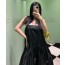 triangular sleeveless shirt